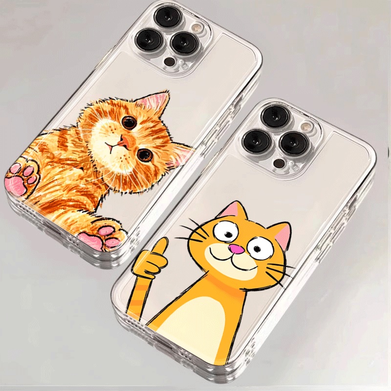 Cute Cartoon Orange Cat Phone  - đánh giá và giá Receipt Printer Thermal